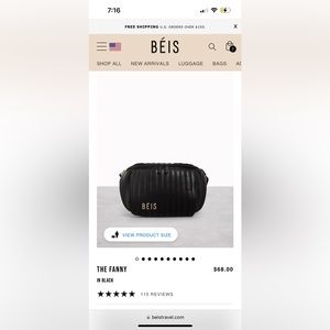 Beis - Limited Edition The Fanny in Black